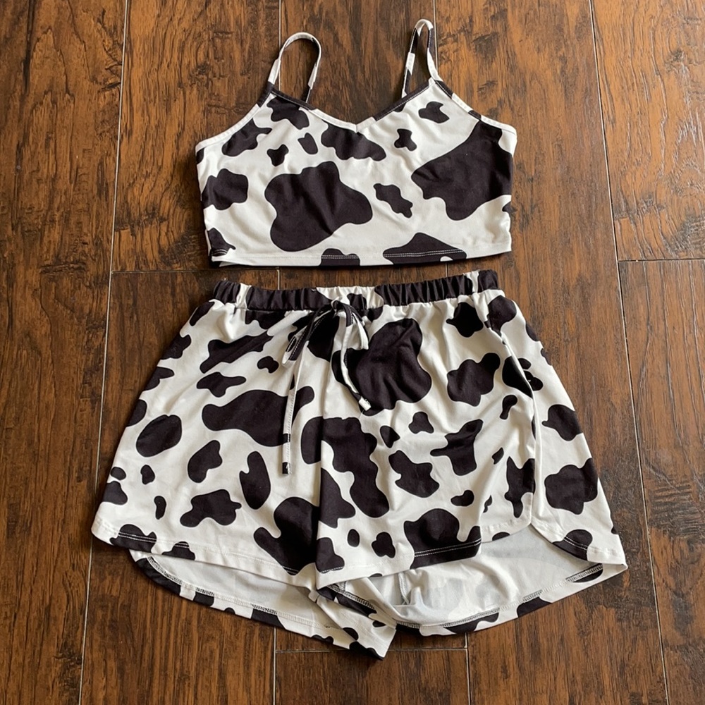Cow print set - Picture 2 of 2